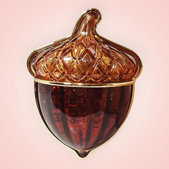 BATH BODY WORKS FESTIVE ACORN NIGHT LIGHT UP WALLFLOWER FRAGRANCE PLUG IN HOLDER - Picture 7 of 7